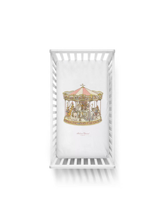 Spannbettlaken Satin - Carousel Pink 140x70